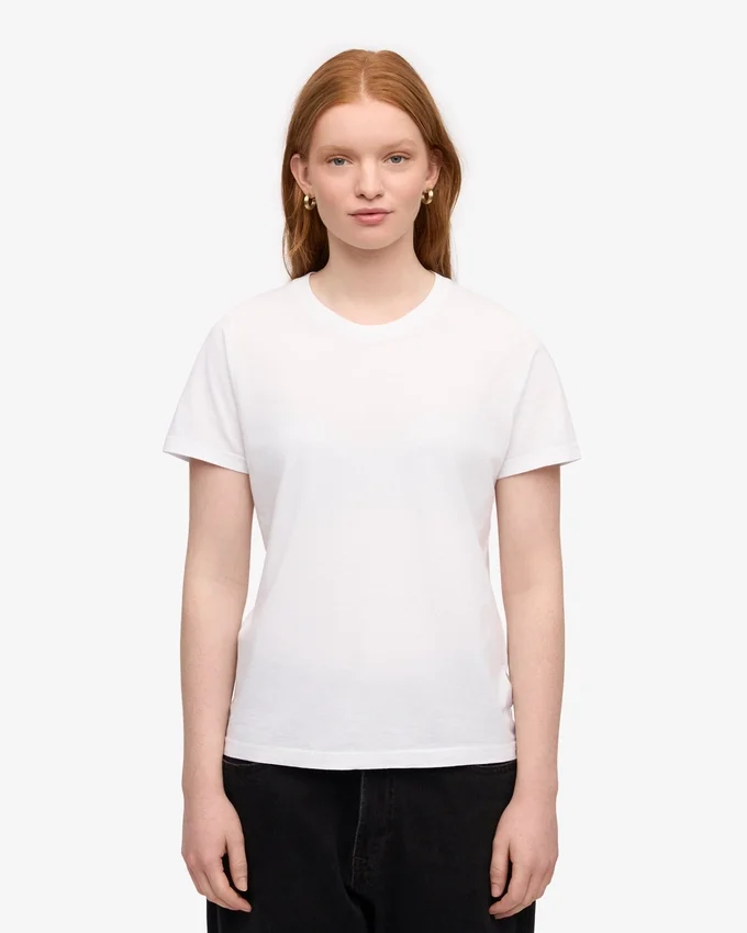 Light Organic Tee para mujer - Blanco óptico