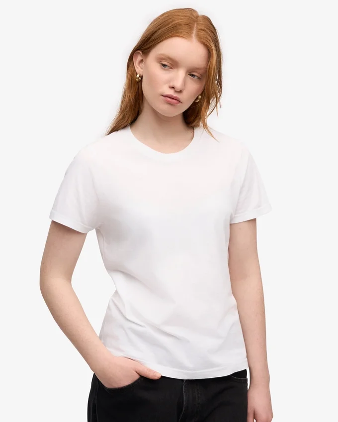 Light Organic Tee para mujer - Blanco óptico