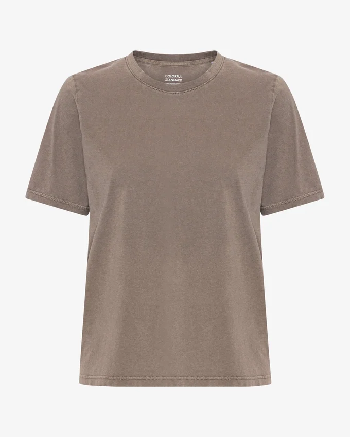 Light Organic Tee para mujer - Caqui descolorido