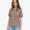Light Organic Tee para mujer - Caqui descolorido