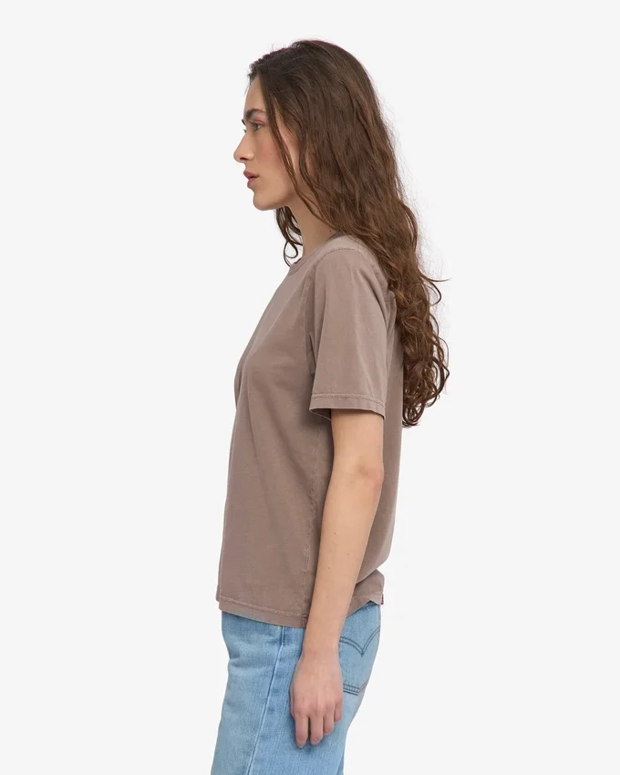 Light Organic Tee para mujer - Caqui descolorido
