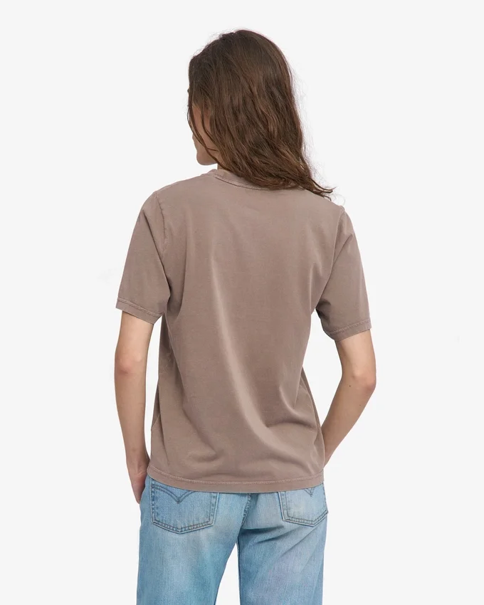 Light Organic Tee para mujer - Caqui descolorido