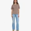 Light Organic Tee para mujer - Caqui descolorido