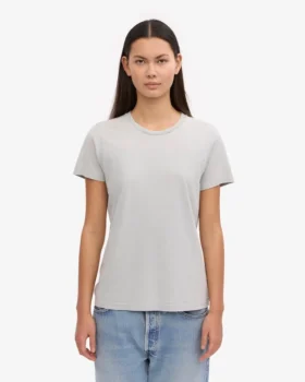 Light Organic Tee para mujer – Gris deslavado
