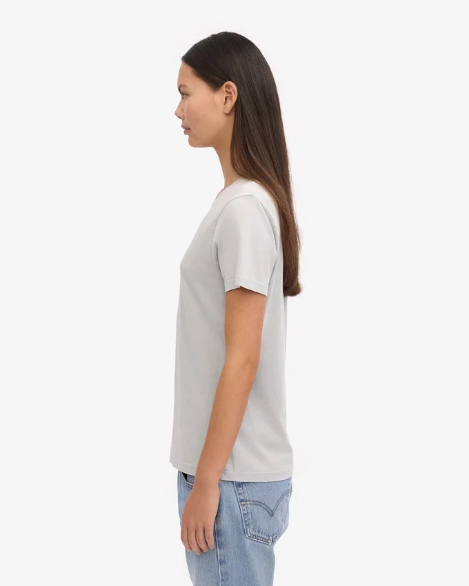 Light Organic Tee para mujer - Gris deslavado