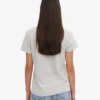 Light Organic Tee para mujer - Gris deslavado
