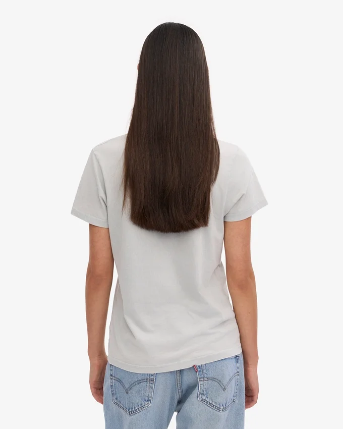 Light Organic Tee para mujer - Gris deslavado