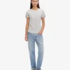 Light Organic Tee para mujer - Gris deslavado