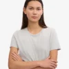 Light Organic Tee para mujer - Gris deslavado