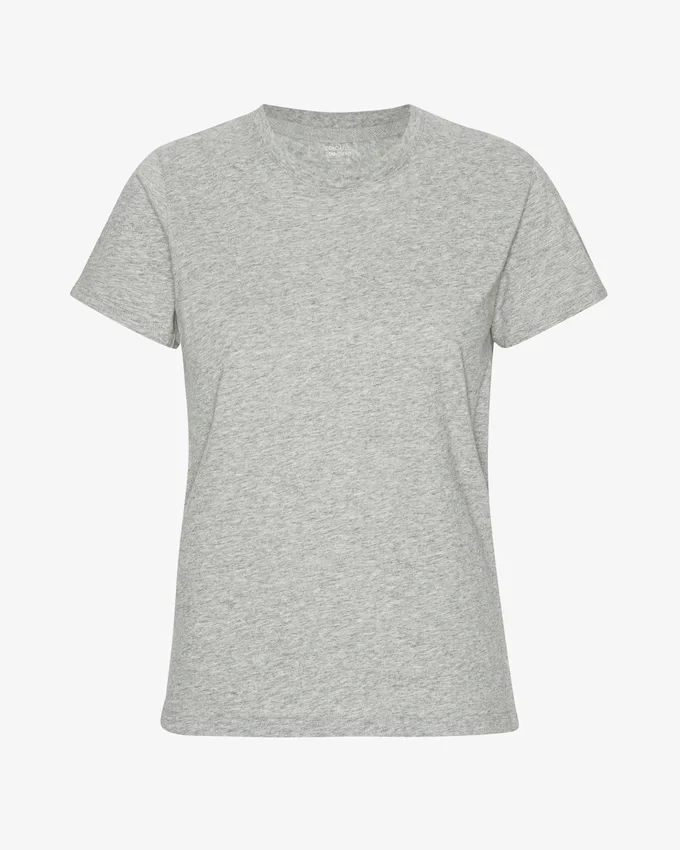 Light Organic Tee para mujer - Gris jaspeado