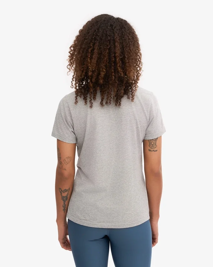 Light Organic Tee para mujer - Gris jaspeado