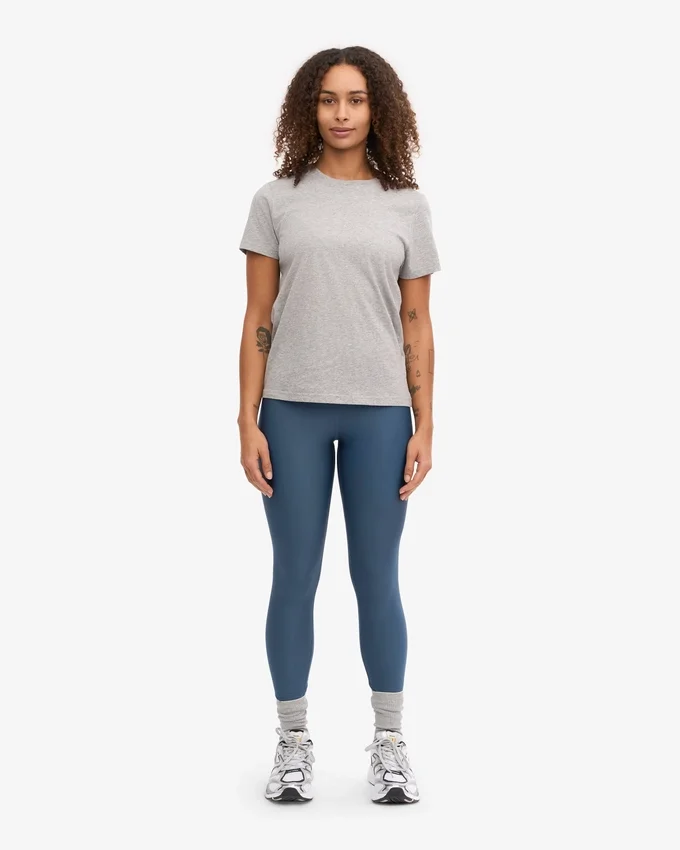 Light Organic Tee para mujer - Gris jaspeado