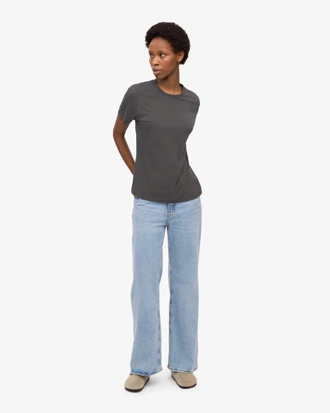 Light Organic Tee para mujer - Gris lava