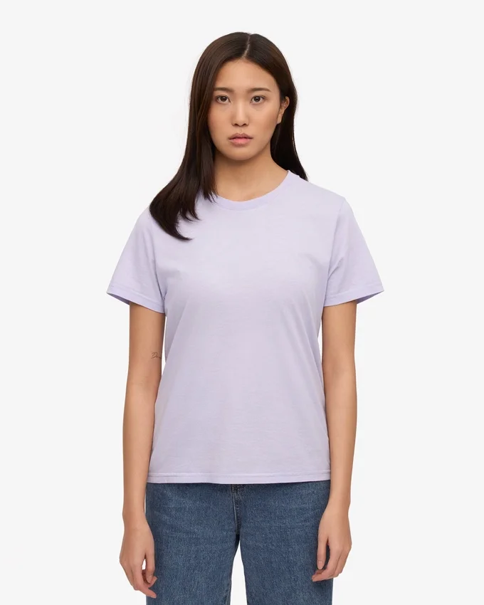 Light Organic Tee para mujer - Lavanda suave