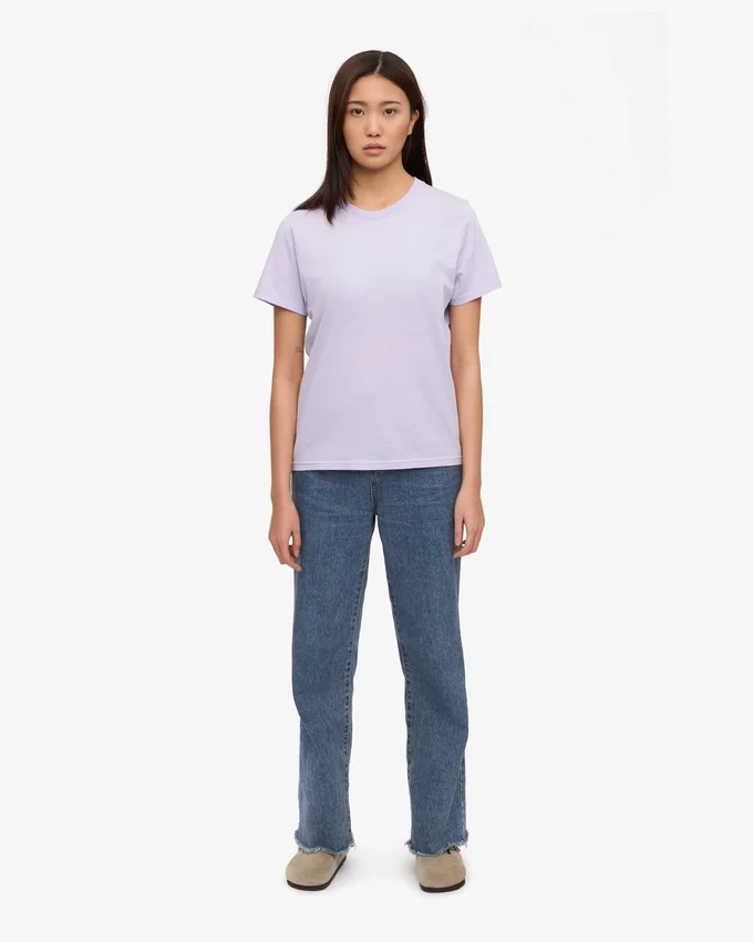 Light Organic Tee para mujer - Lavanda suave