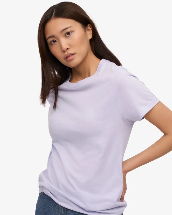 Light Organic Tee para mujer - Lavanda suave