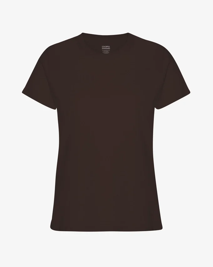 Light Organic Tee para mujer - Marrón café
