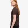 Light Organic Tee para mujer - Marrón café