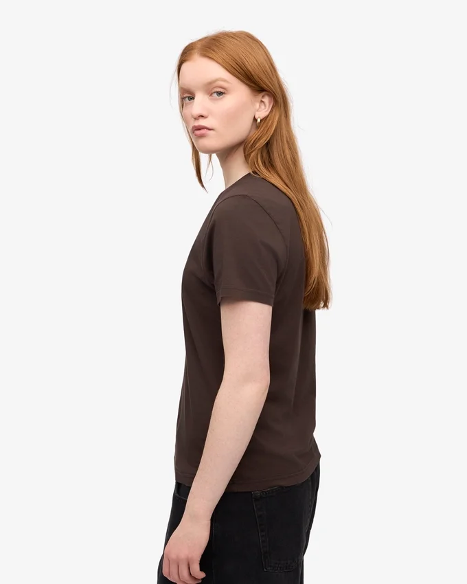 Light Organic Tee para mujer - Marrón café