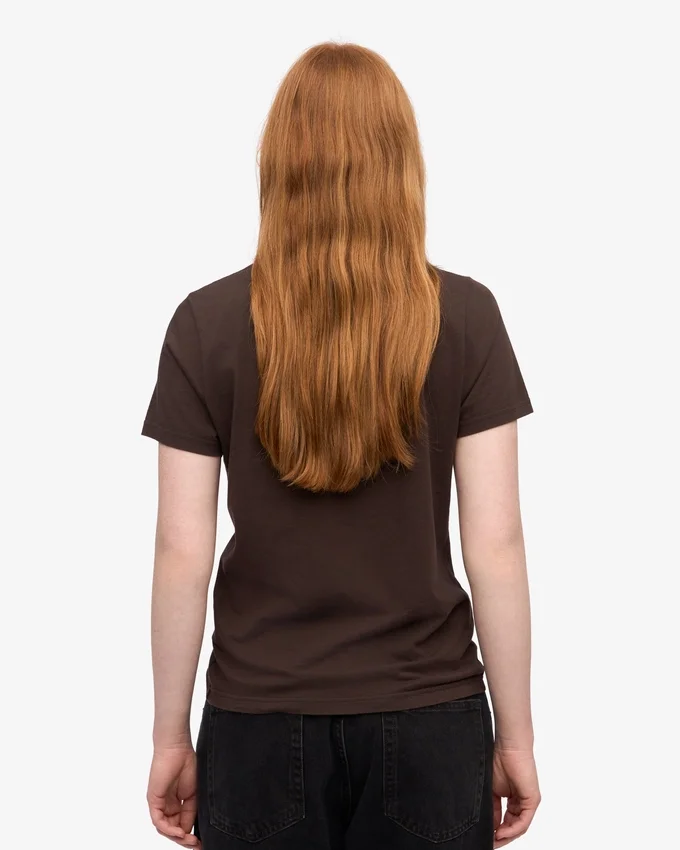 Light Organic Tee para mujer - Marrón café