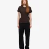 Light Organic Tee para mujer - Marrón café
