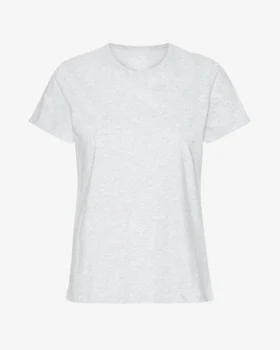 Light Organic Tee para mujer - Mezcla de nieve