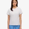 Light Organic Tee para mujer - Mezcla de nieve