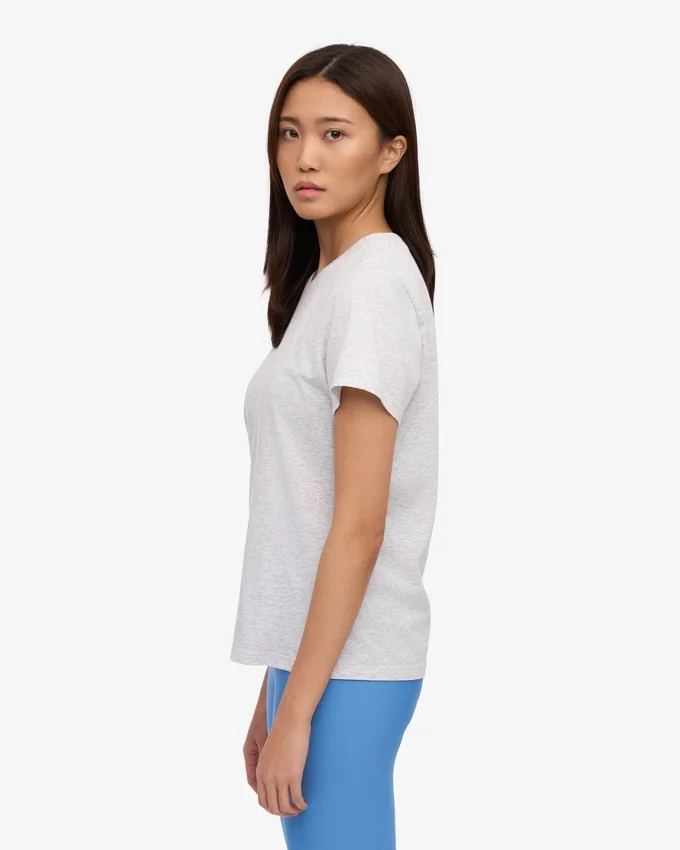 Light Organic Tee para mujer - Mezcla de nieve