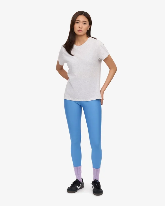 Light Organic Tee para mujer - Mezcla de nieve