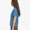 Light Organic Tee para mujer - Índigo deslavado
