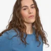 Light Organic Tee para mujer - Índigo deslavado