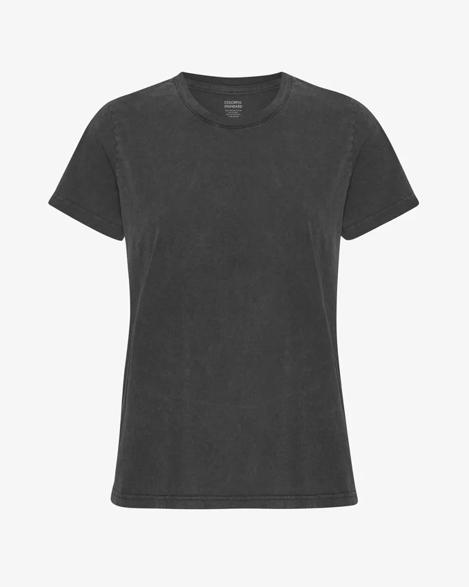 Light Organic Tee para mujer - Negro descolorido