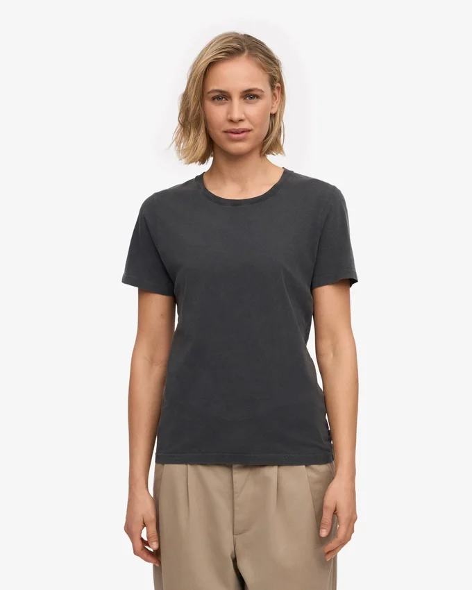 Light Organic Tee para mujer - Negro descolorido