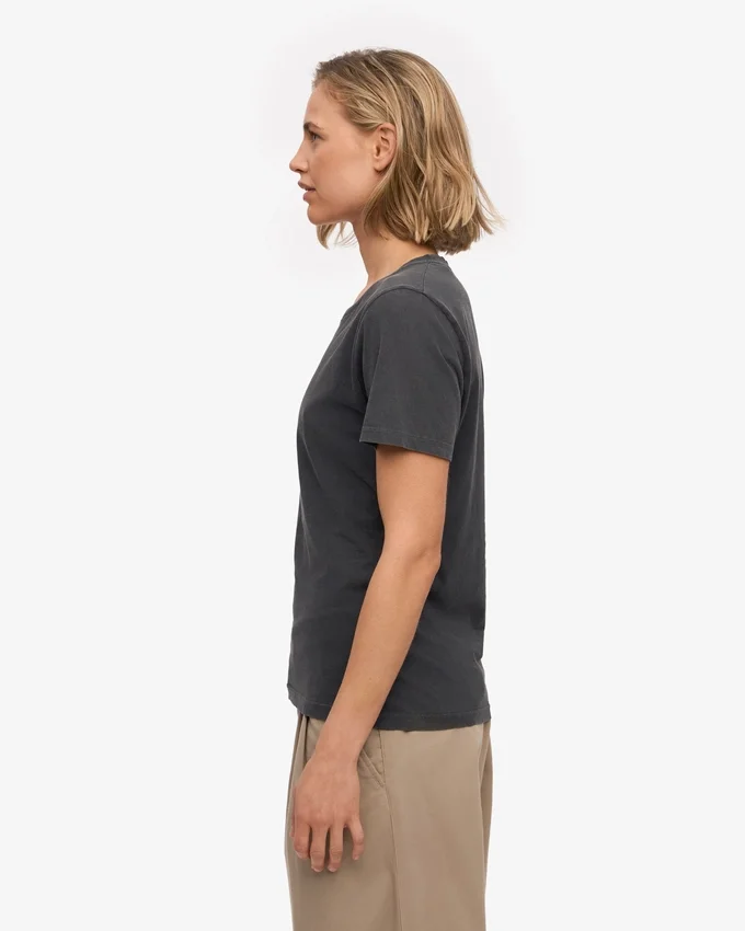 Light Organic Tee para mujer - Negro descolorido
