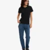 Light Organic Tee para mujer - Negro intenso