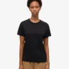 Light Organic Tee para mujer - Negro intenso
