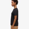 Light Organic Tee para mujer - Negro intenso