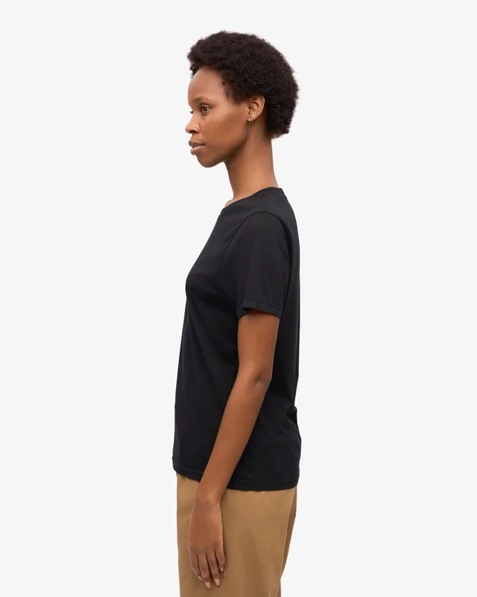 Light Organic Tee para mujer - Negro intenso