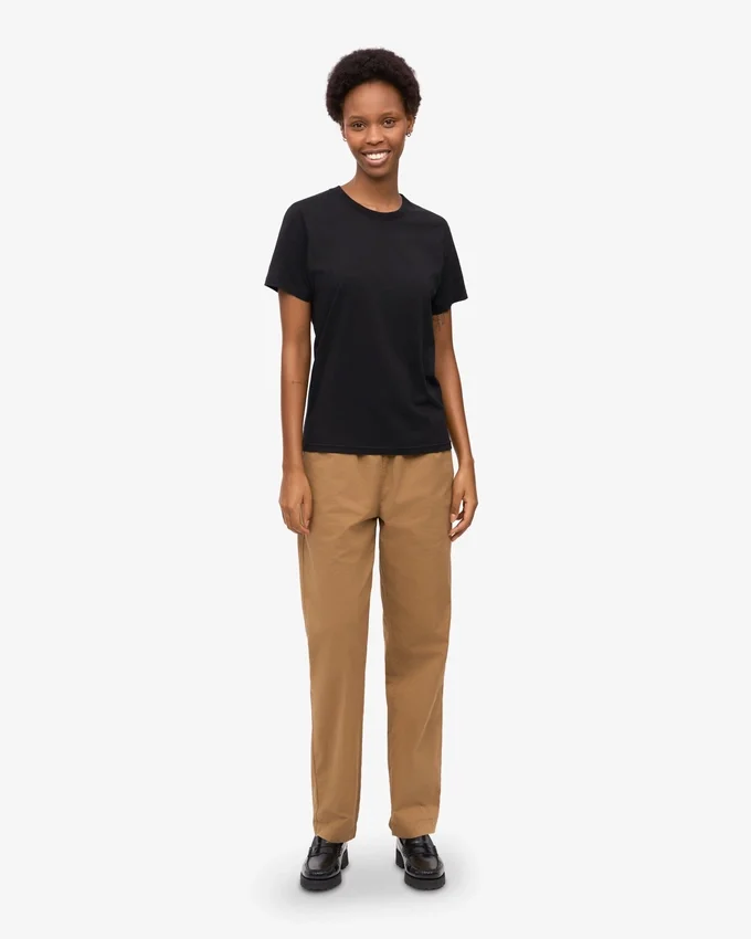 Light Organic Tee para mujer - Negro intenso