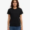 Light Organic Tee para mujer - Negro intenso
