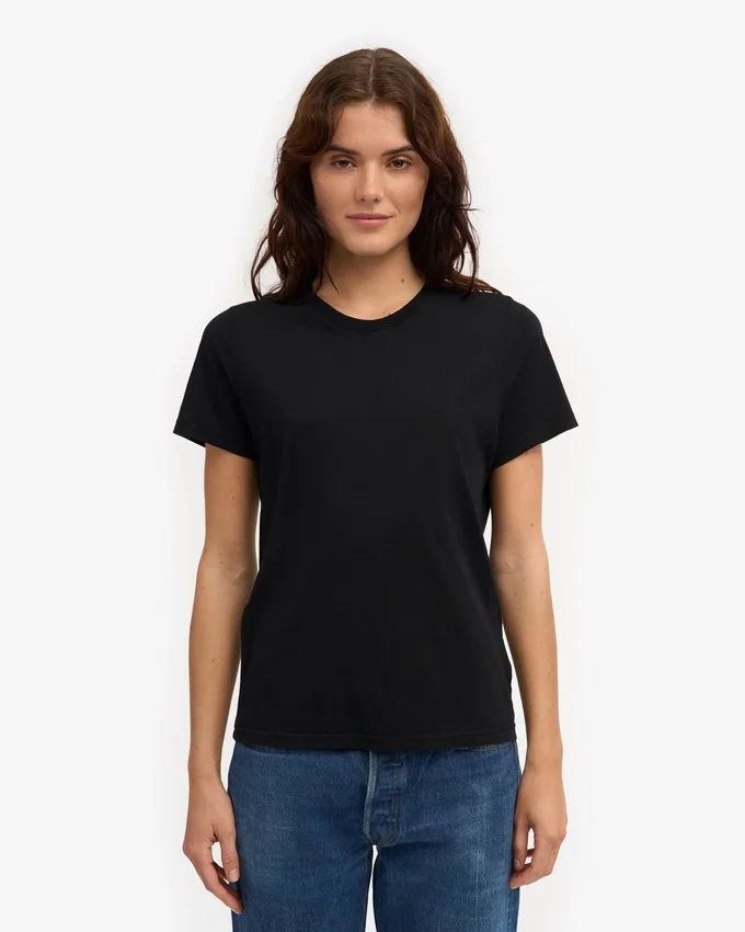 Light Organic Tee para mujer - Negro intenso