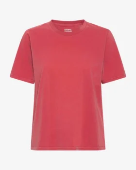 Light Organic Tee para mujer - Rojo desvaído