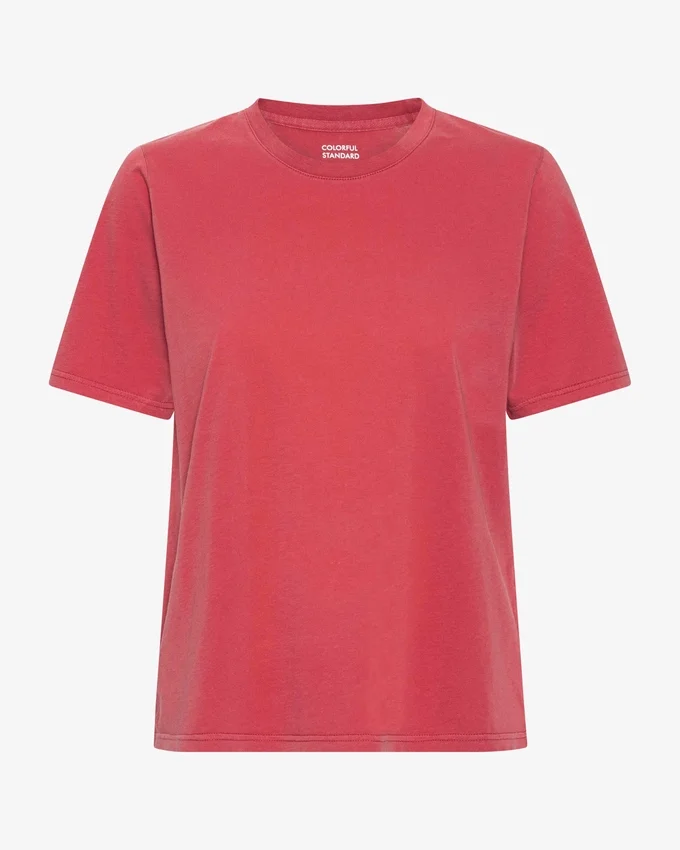 Light Organic Tee para mujer - Rojo desvaído