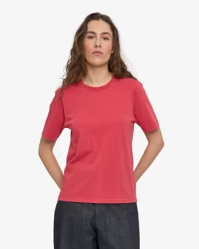 Light Organic Tee para mujer – Rojo desvaído