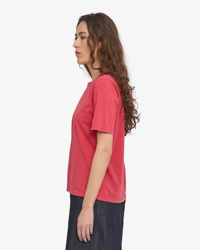 Light Organic Tee para mujer - Rojo desvaído