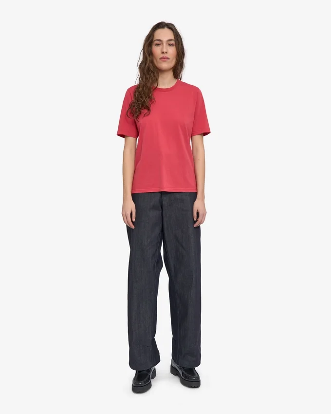 Light Organic Tee para mujer - Rojo desvaído