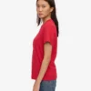 Light Organic Tee para mujer - Rojo escarlata