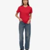Light Organic Tee para mujer - Rojo escarlata