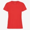 Light Organic Tee para mujer - Rojo mandarina