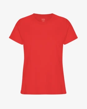 Light Organic Tee para mujer - Rojo mandarina